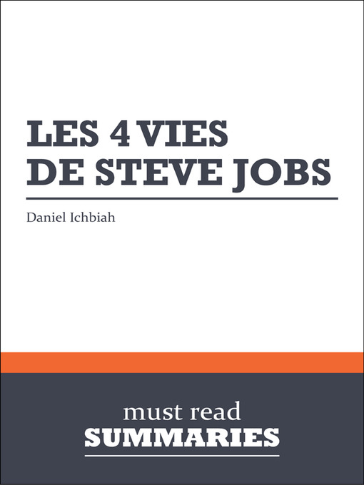 Title details for Les 4 vies de Steve Jobs by Must Read Summaries - Available